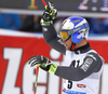 Winner Alexis Pinturault of France reacts in finish of the second run of the men opening giant slalom race of the new season of the Audi FIS Alpine skiing World cup in Soelden, Austria. First men giant slalom race of the season 2016-2017 of the Audi FIS Alpine skiing World cup, was held on Rettenbach glacier above Soelden, Austria, on Sunday, 23rd of October 2016.
