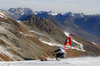 Alexis Pinturault of France skiing in the first run of the men opening giant slalom race of the new season of the Audi FIS Alpine skiing World cup in Soelden, Austria. First men giant slalom race of the season 2016-2017 of the Audi FIS Alpine skiing World cup, was held on Rettenbach glacier above Soelden, Austria, on Sunday, 23rd of October 2016.
