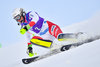 Wendy Holdener of Switzerland in action during 1st run of ladies Slalom of FIS ski alpine world cup at the Black Race Course in Levi, Finland on 2016/11/12.
