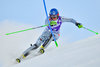 Veronika Velez Zuzulova of Slovakia in action during 1st run of ladies Slalom of FIS ski alpine world cup at the Black Race Course in Levi, Finland on 2016/11/12.
