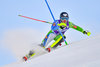 Marusa Ferk of Slovenia in action during 1st run of ladies Slalom of FIS ski alpine world cup at the Black Race Course in Levi, Finland on 2016/11/12.
