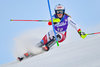 Melanie Meillard of Switzerland in action during 1st run of ladies Slalom of FIS ski alpine world cup at the Black Race Course in Levi, Finland on 2016/11/12.
