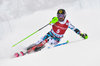 Marcel Hirscher of Austria in action during 1st run of mens Slalom of FIS ski alpine world cup at the Black Race Course in Levi, Finland on 2016/11/13.

