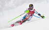 Marcel Hirscher of Austria in action during 1st run of mens Slalom of FIS ski alpine world cup at the Black Race Course in Levi, Finland on 2016/11/13.
