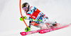 Marcel Hirscher of Austria in action during 1st run of mens Slalom of FIS ski alpine world cup at the Black Race Course in Levi, Finland on 2016/11/13.
