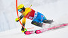 Mattias Hargin of Sweden in action during 1st run of mens Slalom of FIS ski alpine world cup at the Black Race Course in Levi, Finland on 2016/11/13.
