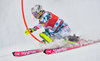 Manuel Feller of Austria in action during 1st run of mens Slalom of FIS ski alpine world cup at the Black Race Course in Levi, Finland on 2016/11/13.
