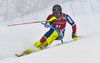 Dave Ryding of United Kingdom in action during 1st run of mens Slalom of FIS ski alpine world cup at the Black Race Course in Levi, Finland on 2016/11/13.
