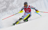 Dominik Stehle of Germany in action during 1st run of mens Slalom of FIS ski alpine world cup at the Black Race Course in Levi, Finland on 2016/11/13.
