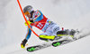 Dominik Stehle of Germany in action during 1st run of mens Slalom of FIS ski alpine world cup at the Black Race Course in Levi, Finland on 2016/11/13.
