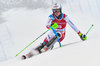 Sandro Simonet of Switzerland in action during 1st run of mens Slalom of FIS ski alpine world cup at the Black Race Course in Levi, Finland on 2016/11/13.
