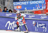 Sandro Simonet of Switzerland  reacts after his 2nd run of mens Slalom of FIS ski alpine world cup at the Black Race Course in Levi, Finland on 2016/11/13.
