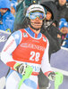 Luca Aerni of Switzerland  reacts after his 2nd run of mens Slalom of FIS ski alpine world cup at the Black Race Course in Levi, Finland on 2016/11/13.

