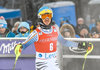 Felix Neureuther of Germany  reacts after his 2nd run of mens Slalom of FIS ski alpine world cup at the Black Race Course in Levi, Finland on 2016/11/13.

