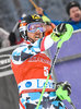 Winner Marcel Hirscher of Austria  reacts after his 2nd run of mens Slalom of FIS ski alpine world cup at the Black Race Course in Levi, Finland on 2016/11/13.
