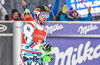 Winner Marcel Hirscher of Austria  reacts after his 2nd run of mens Slalom of FIS ski alpine world cup at the Black Race Course in Levi, Finland on 2016/11/13.
