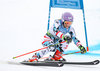 Michaela Kirchgasser of Austria in action during 1st run of ladies giant slalom of FIS ski alpine world cup at the Killington, Austria on 2016/11/26.

