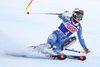 Nina Loeseth of Norway in action during 1st run of ladies Slalom of FIS ski alpine world cup in Killington, Austria on 2016/11/27.
