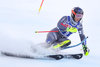 Anne-Sophie Barthet of France in action during 1st run of ladies Slalom of FIS ski alpine world cup in Killington, Austria on 2016/11/27.
