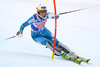 Maren Skjoeld of Norway in action during 1st run of ladies Slalom of FIS ski alpine world cup in Killington, Austria on 2016/11/27.
