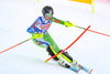 Ana Bucik of Slovenia in action during 1st run of ladies Slalom of FIS ski alpine world cup in Killington, Austria on 2016/11/27.
