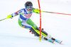 Marusa Ferk of Slovenia in action during 1st run of ladies Slalom of FIS ski alpine world cup in Killington, Austria on 2016/11/27.
