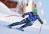 Third placed Dominik Paris of Italy in action during the race of men SuperG of the Val dIsere FIS Ski Alpine World Cup. Val dIsere, France on 2016/02/12.
