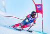 Travis Ganong of the USA in action during the race of men SuperG of the Val dIsere FIS Ski Alpine World Cup. Val dIsere, France on 2016/02/12.
