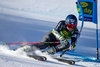 Mathieu Faivre of France in action during the 1st run of men Giant Slalom of the Val d Isere FIS Ski Alpine World Cup. Val dIsere, France on 2016/12/04.
