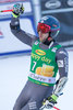 Race winner Mathieu Faivre of France during the 2nd run of men Giant Slalom of the Val dIsere FIS Ski Alpine World Cup. Val d’Isere, France on 2016/12/04.
