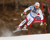 Carlo Janka of Switzerland skiing in the men super-g race of the Audi FIS Alpine skiing World cup in Val Gardena, Italy. Men super-g race of the Audi FIS Alpine skiing World cup, was held on Saslong course in Val Gardena, Italy, on Friday, 16th of December 2016.
