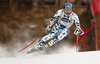 Fourth placed Matthias Mayer of Austria skiing in the men super-g race of the Audi FIS Alpine skiing World cup in Val Gardena, Italy. Men super-g race of the Audi FIS Alpine skiing World cup, was held on Saslong course in Val Gardena, Italy, on Friday, 16th of December 2016.
