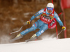 Winner Kjetil Jansrud of Norway skiing in the men super-g race of the Audi FIS Alpine skiing World cup in Val Gardena, Italy. Men super-g race of the Audi FIS Alpine skiing World cup, was held on Saslong course in Val Gardena, Italy, on Friday, 16th of December 2016.
