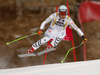 Fifth placed Andreas Sander of Germany skiing in the men super-g race of the Audi FIS Alpine skiing World cup in Val Gardena, Italy. Men super-g race of the Audi FIS Alpine skiing World cup, was held on Saslong course in Val Gardena, Italy, on Friday, 16th of December 2016.
