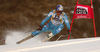 Aksel Lund Svindal of Norway skiing in the men super-g race of the Audi FIS Alpine skiing World cup in Val Gardena, Italy. Men super-g race of the Audi FIS Alpine skiing World cup, was held on Saslong course in Val Gardena, Italy, on Friday, 16th of December 2016.
