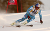 Aksel Lund Svindal of Norway skiing in the men super-g race of the Audi FIS Alpine skiing World cup in Val Gardena, Italy. Men super-g race of the Audi FIS Alpine skiing World cup, was held on Saslong course in Val Gardena, Italy, on Friday, 16th of December 2016.
