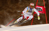 Beat Feuz of Switzerland skiing in the men super-g race of the Audi FIS Alpine skiing World cup in Val Gardena, Italy. Men super-g race of the Audi FIS Alpine skiing World cup, was held on Saslong course in Val Gardena, Italy, on Friday, 16th of December 2016.
