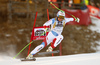 Ralph Weber of Switzerland skiing in the men super-g race of the Audi FIS Alpine skiing World cup in Val Gardena, Italy. Men super-g race of the Audi FIS Alpine skiing World cup, was held on Saslong course in Val Gardena, Italy, on Friday, 16th of December 2016.
