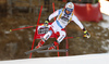 Mauro Caviezel of Switzerland skiing in the men super-g race of the Audi FIS Alpine skiing World cup in Val Gardena, Italy. Men super-g race of the Audi FIS Alpine skiing World cup, was held on Saslong course in Val Gardena, Italy, on Friday, 16th of December 2016.
