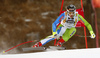 Klemen Kosi of Slovenia skiing in the men super-g race of the Audi FIS Alpine skiing World cup in Val Gardena, Italy. Men super-g race of the Audi FIS Alpine skiing World cup, was held on Saslong course in Val Gardena, Italy, on Friday, 16th of December 2016.
