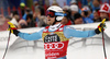 Winner Kjetil Jansrud of Norway reacts in the finish of the men super-g race of the Audi FIS Alpine skiing World cup in Val Gardena, Italy. Men super-g race of the Audi FIS Alpine skiing World cup, was held on Saslong course in Val Gardena, Italy, on Friday, 16th of December 2016.
