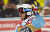 Winner Kjetil Jansrud of Norway reacts in the finish of the men super-g race of the Audi FIS Alpine skiing World cup in Val Gardena, Italy. Men super-g race of the Audi FIS Alpine skiing World cup, was held on Saslong course in Val Gardena, Italy, on Friday, 16th of December 2016.
