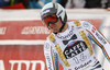 Fifth placed Andreas Sander of Germany reacts in the finish of the men super-g race of the Audi FIS Alpine skiing World cup in Val Gardena, Italy. Men super-g race of the Audi FIS Alpine skiing World cup, was held on Saslong course in Val Gardena, Italy, on Friday, 16th of December 2016.
