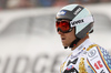 Fifth placed Andreas Sander of Germany reacts in the finish of the men super-g race of the Audi FIS Alpine skiing World cup in Val Gardena, Italy. Men super-g race of the Audi FIS Alpine skiing World cup, was held on Saslong course in Val Gardena, Italy, on Friday, 16th of December 2016.
