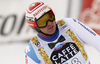 Beat Feuz of Switzerland reacts in the finish of the men super-g race of the Audi FIS Alpine skiing World cup in Val Gardena, Italy. Men super-g race of the Audi FIS Alpine skiing World cup, was held on Saslong course in Val Gardena, Italy, on Friday, 16th of December 2016.
