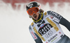 Andreas Romar of Finland reacts in the finish of the men super-g race of the Audi FIS Alpine skiing World cup in Val Gardena, Italy. Men super-g race of the Audi FIS Alpine skiing World cup, was held on Saslong course in Val Gardena, Italy, on Friday, 16th of December 2016.
