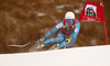 Winner Kjetil Jansrud of Norway skiing in the men super-g race of the Audi FIS Alpine skiing World cup in Val Gardena, Italy. Men super-g race of the Audi FIS Alpine skiing World cup, was held on Saslong course in Val Gardena, Italy, on Friday, 16th of December 2016.
