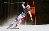 Carlo Janka of Switzerland skiing in the men downhill race of the Audi FIS Alpine skiing World cup in Val Gardena, Italy. Men downhill race of the Audi FIS Alpine skiing World cup, was held on Saslong course in Val Gardena, Italy, on Saturday, 17th of December 2016.
