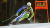 Bostjan Kline of Slovenia skiing in the men downhill race of the Audi FIS Alpine skiing World cup in Val Gardena, Italy. Men downhill race of the Audi FIS Alpine skiing World cup, was held on Saslong course in Val Gardena, Italy, on Saturday, 17th of December 2016.
