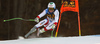 Ralph Weber of Switzerland skiing in the men downhill race of the Audi FIS Alpine skiing World cup in Val Gardena, Italy. Men downhill race of the Audi FIS Alpine skiing World cup, was held on Saslong course in Val Gardena, Italy, on Saturday, 17th of December 2016.
